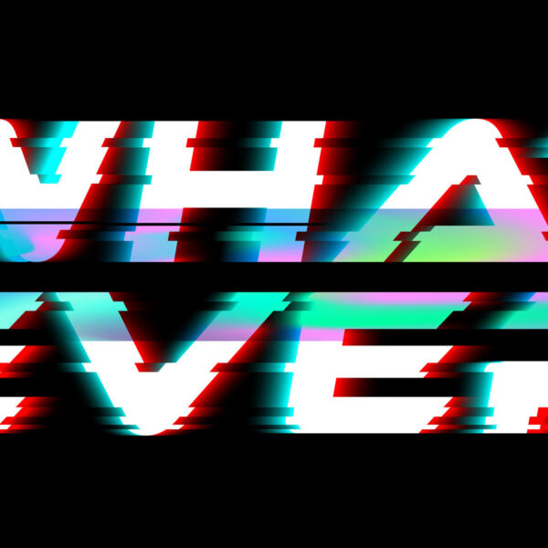 What ever slogan, Holographic and glitch typography, tee shirt g What ever slogan, Holographic and glitch typography, tee shirt g